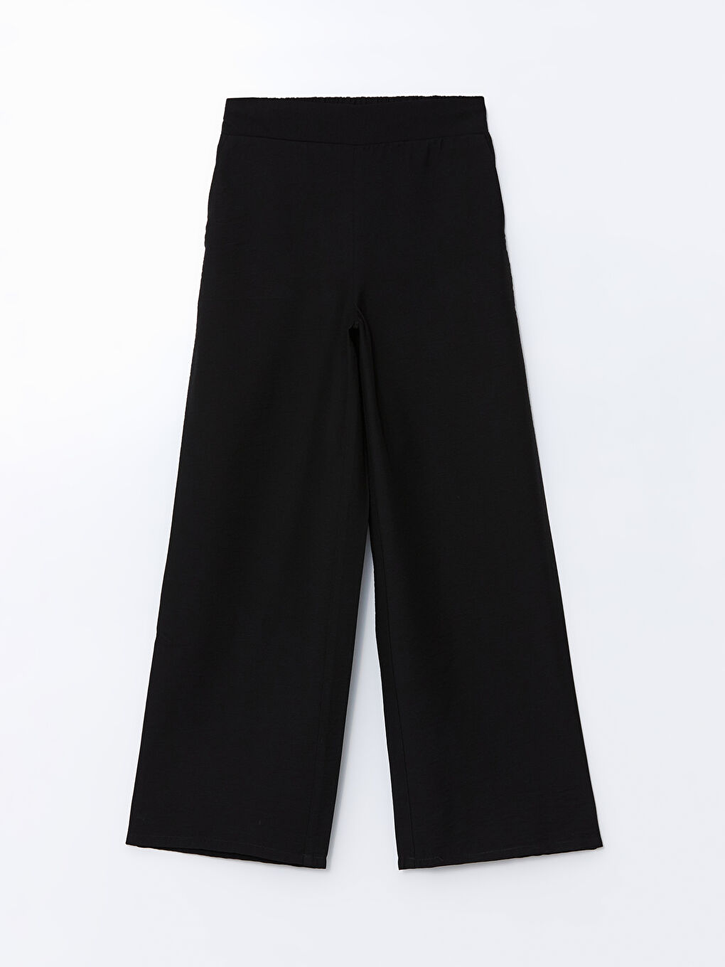 Wide Leg Women Trousers With Elastic Waist -S5G514Z8-RQL