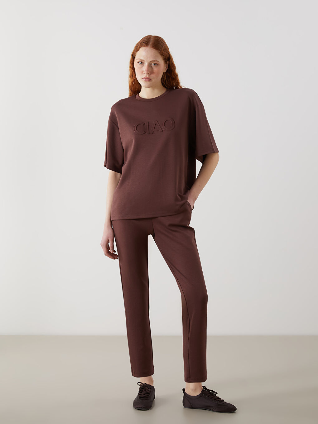 Women's Elastic Waist Sweatpants -S5G524Z8-HGT