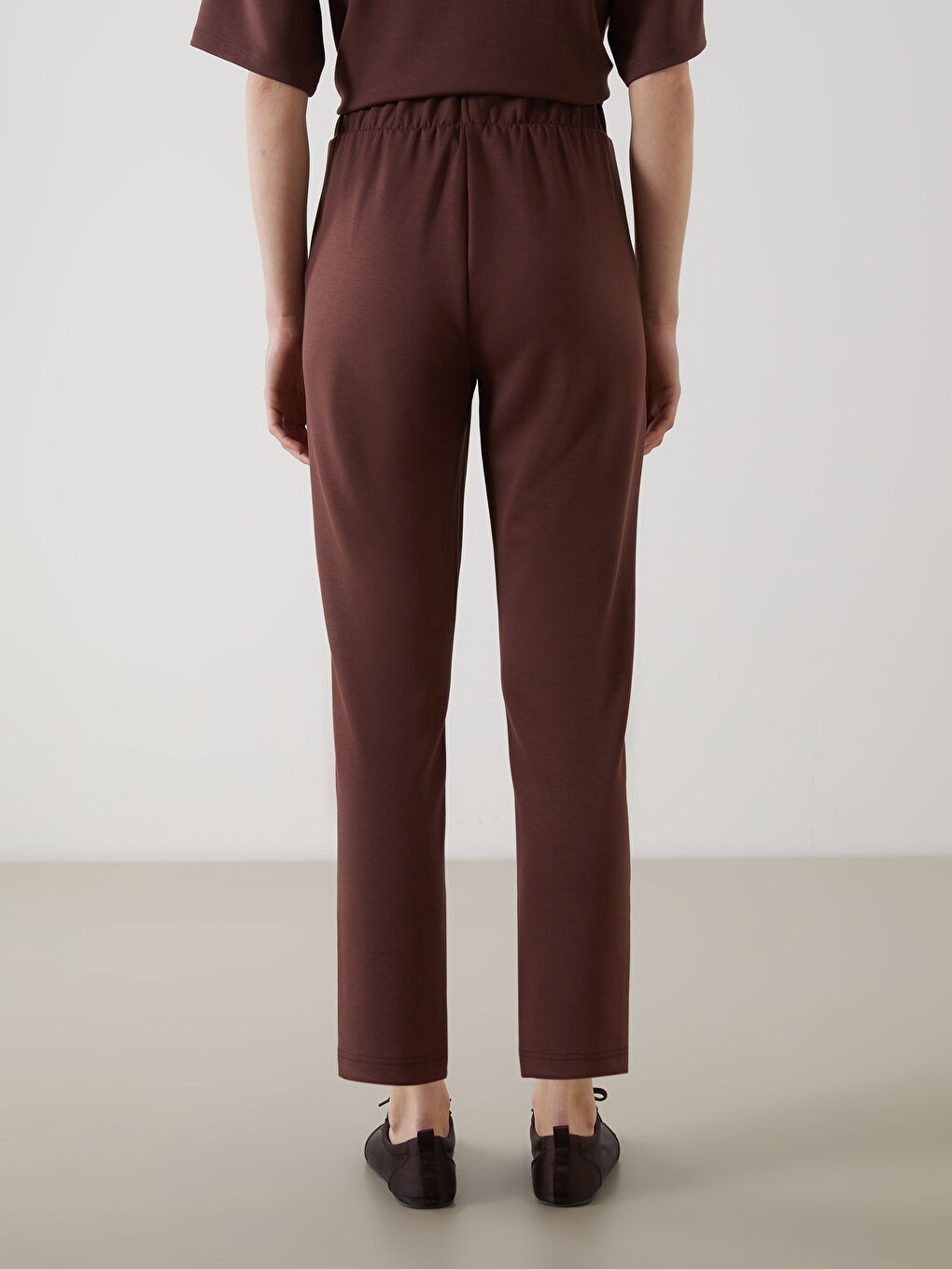 Women's Elastic Waist Sweatpants -S5G524Z8-HGT