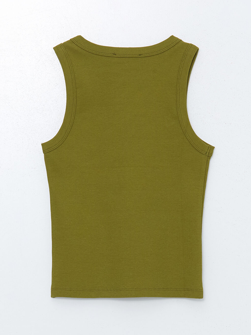 Crew Neck Textured Women's Tank Top -S5G525Z8-R1B