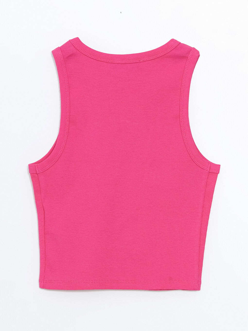 Crew Neck Textured Women's Crop Top -S5G526Z8-GZ6