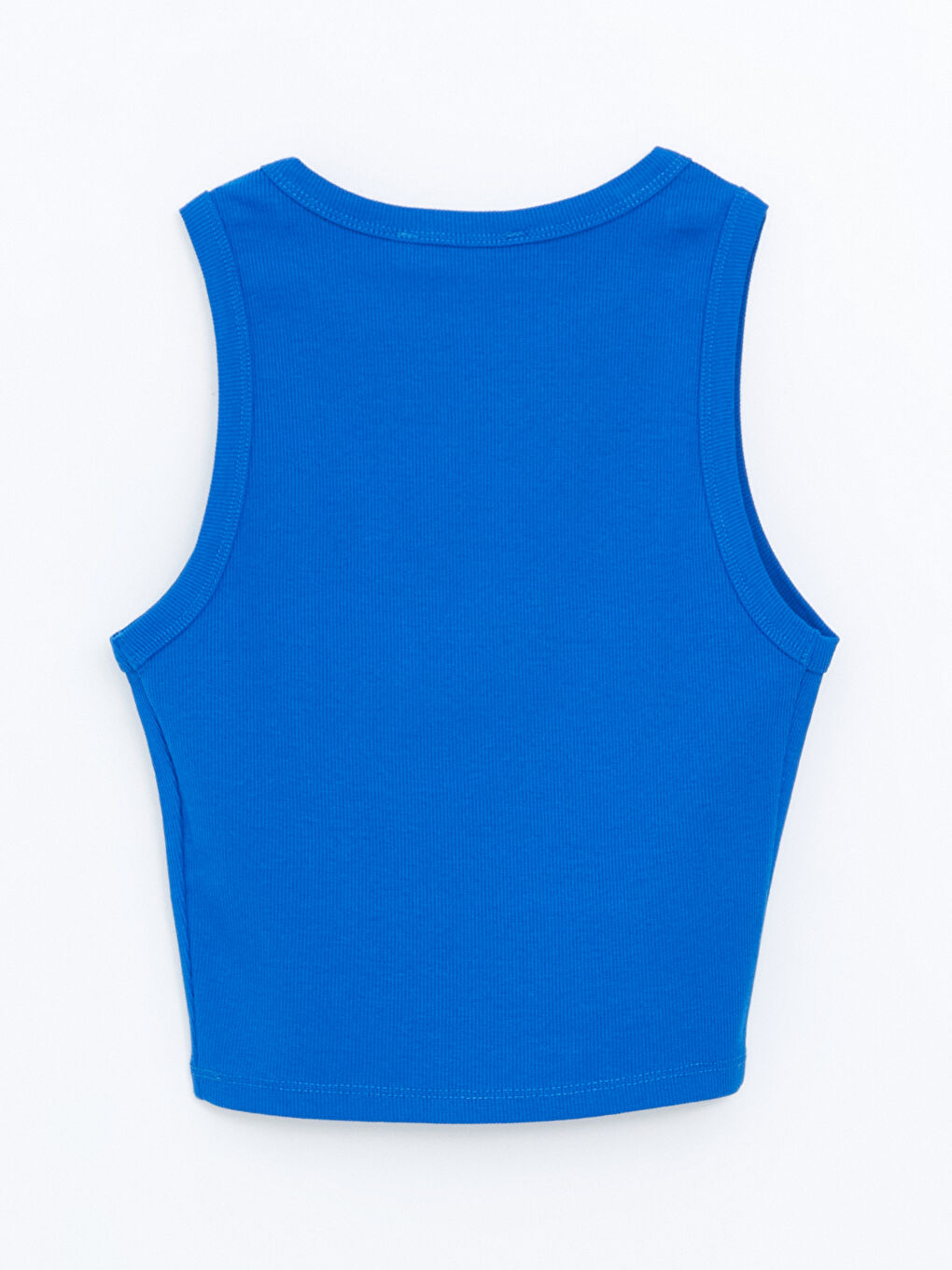 Crew Neck Textured Women's Crop Top -S5G526Z8-HGU