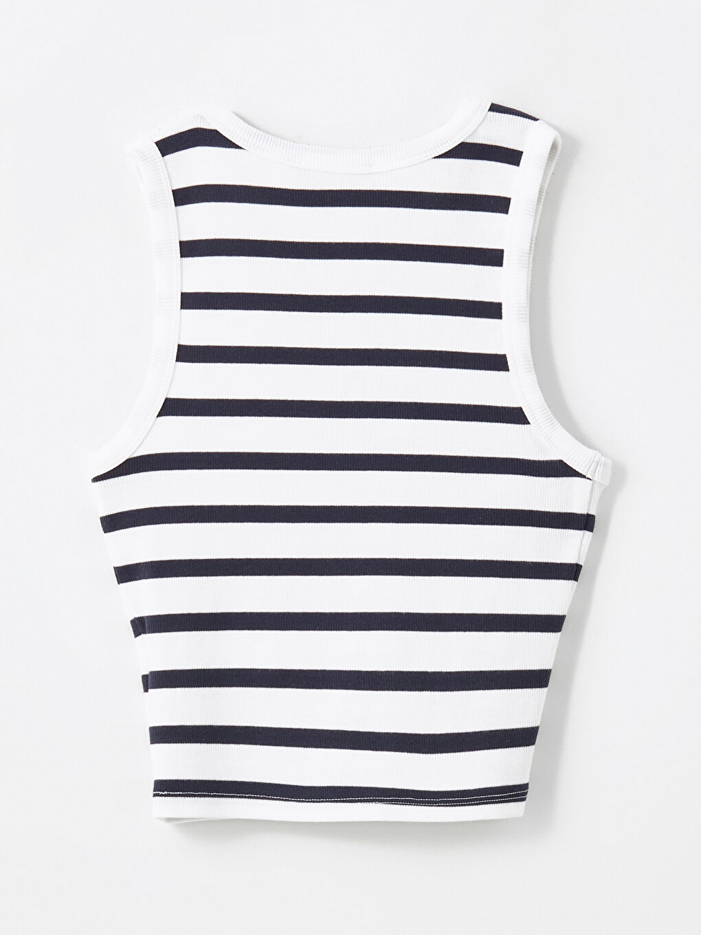 Crew Neck Striped Women's Crop Top -S5G527Z8-LJX