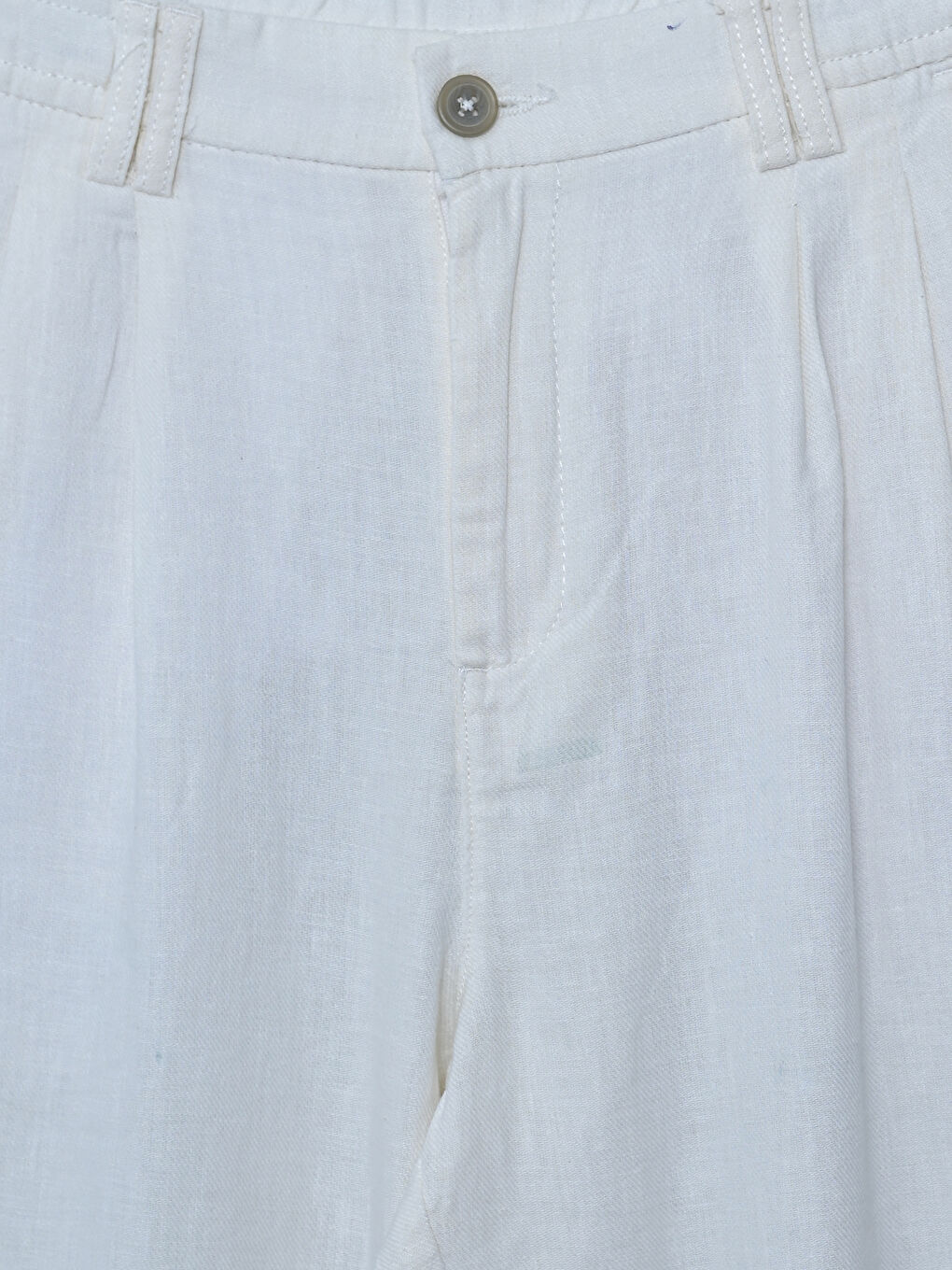 Standard Fit 100% Linen Men's Trousers-2