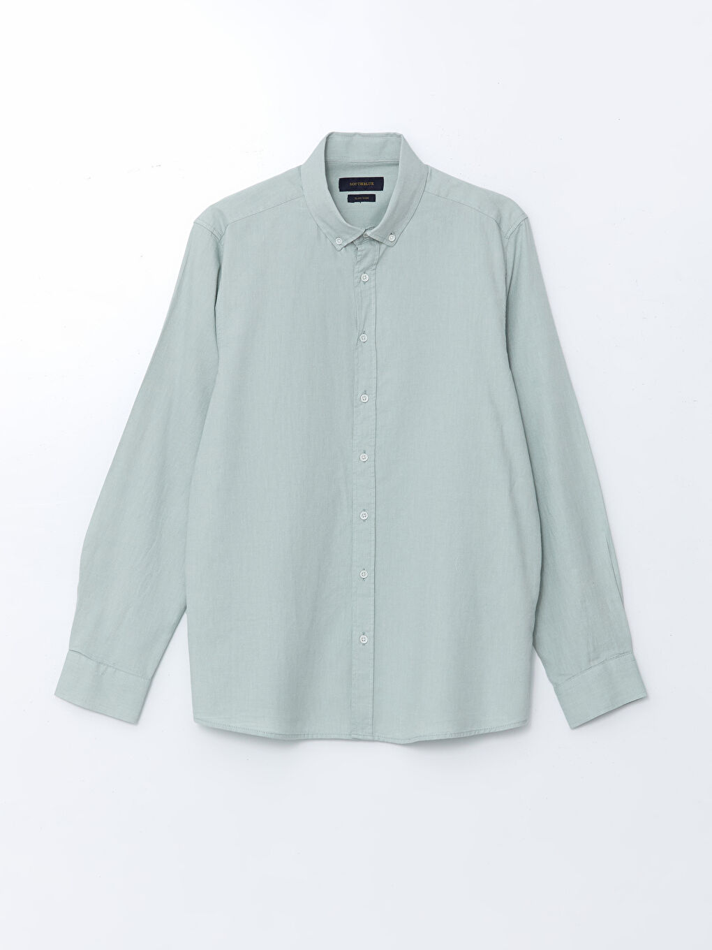 Slim Fit Long Sleeve Oxford Men's Shirt -S5G566Z8-Z4F