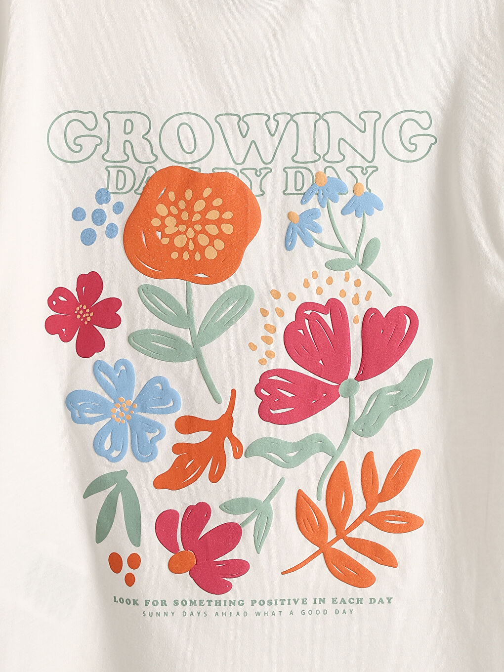 LCW Kids Crew Neck Printed Girls' T-Shirt -S5G568Z4-R9J