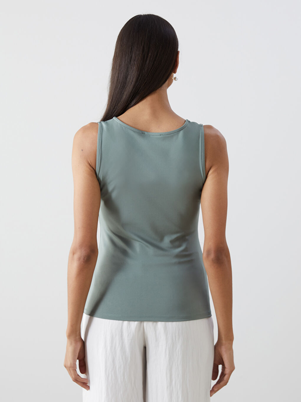 Women's Square Neck Tank Top -S5G609Z8-GZA