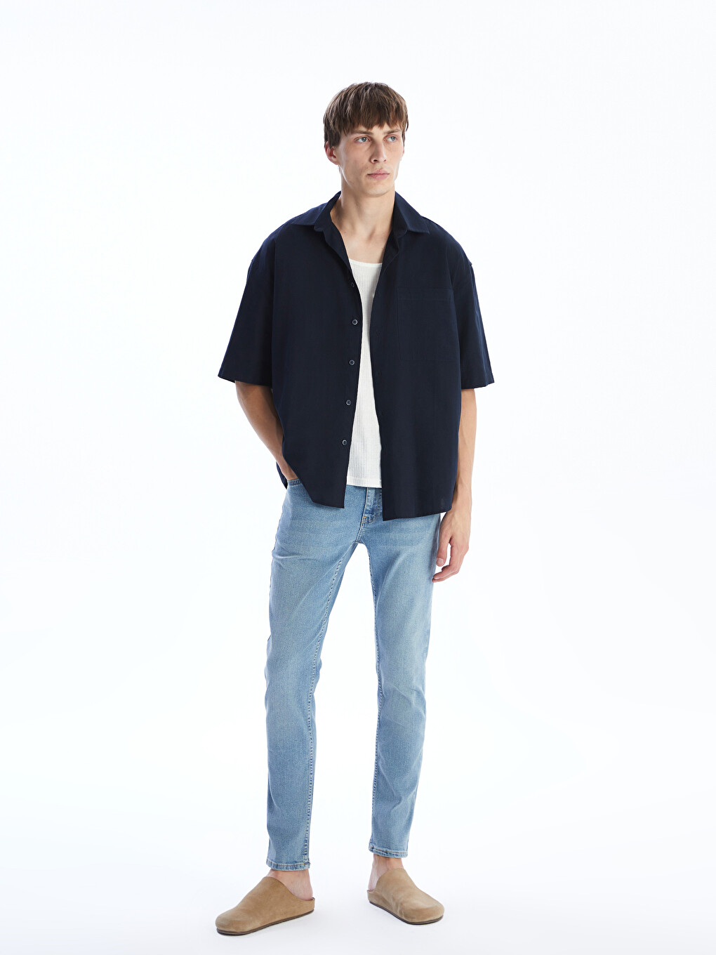 İndigo 760 Skinny Fit Erkek Jean Pantolon-1