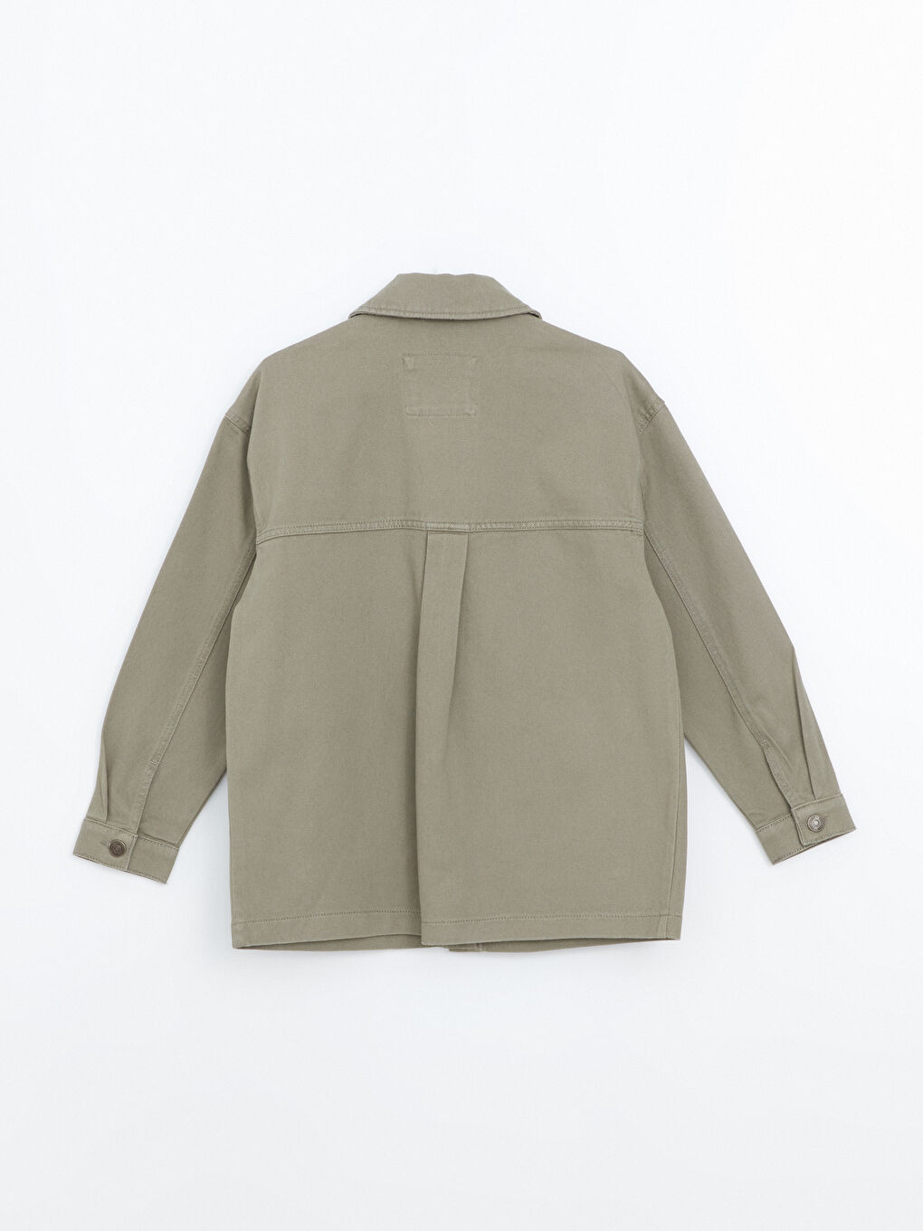 LCW Vision Haki Oversize Kadın Gömlek Ceket - 6