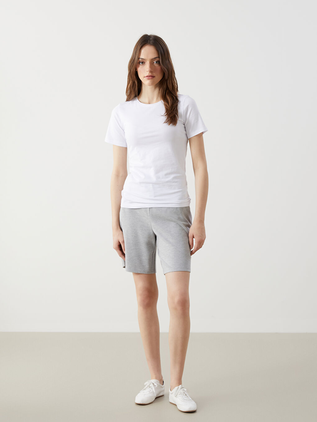 Women's Elastic Waist Shorts -S5G693Z8-CX7