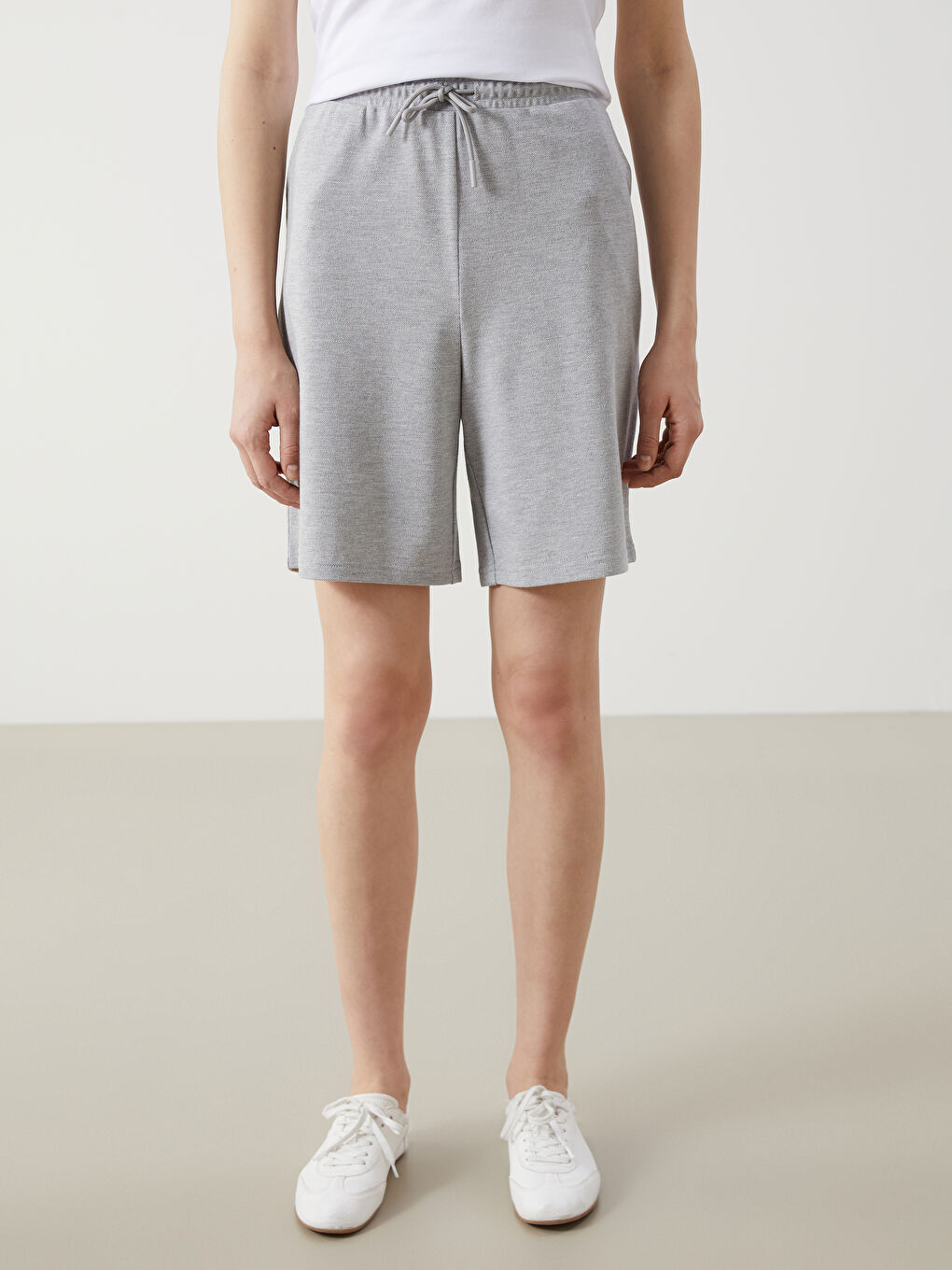 Women's Elastic Waist Shorts -S5G693Z8-CX7