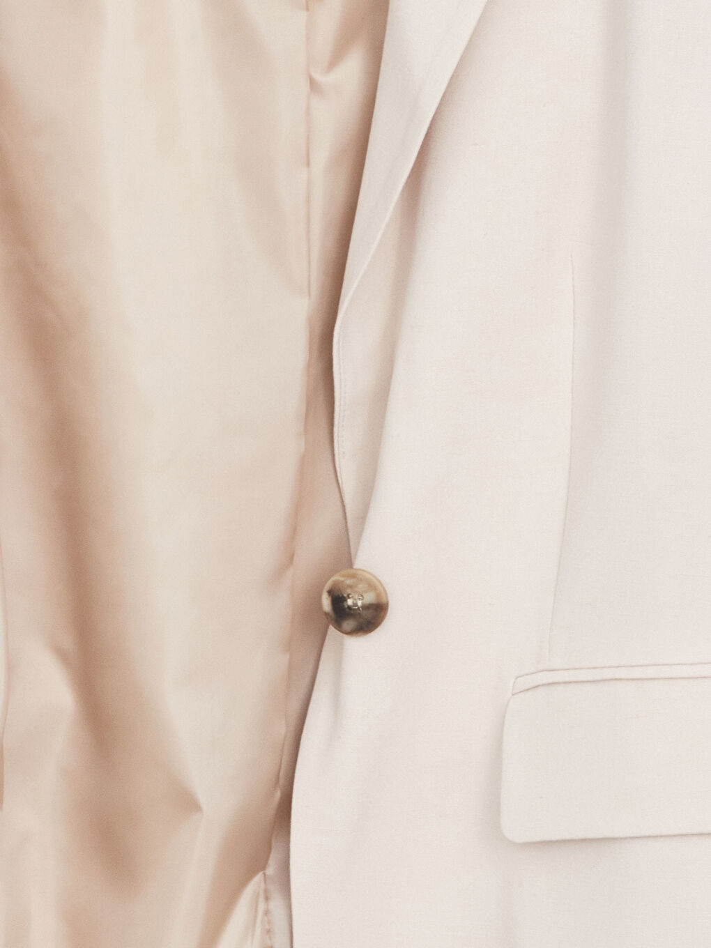 Linen Blend Women's Blazer Jacket -S5G741Z8-CTL