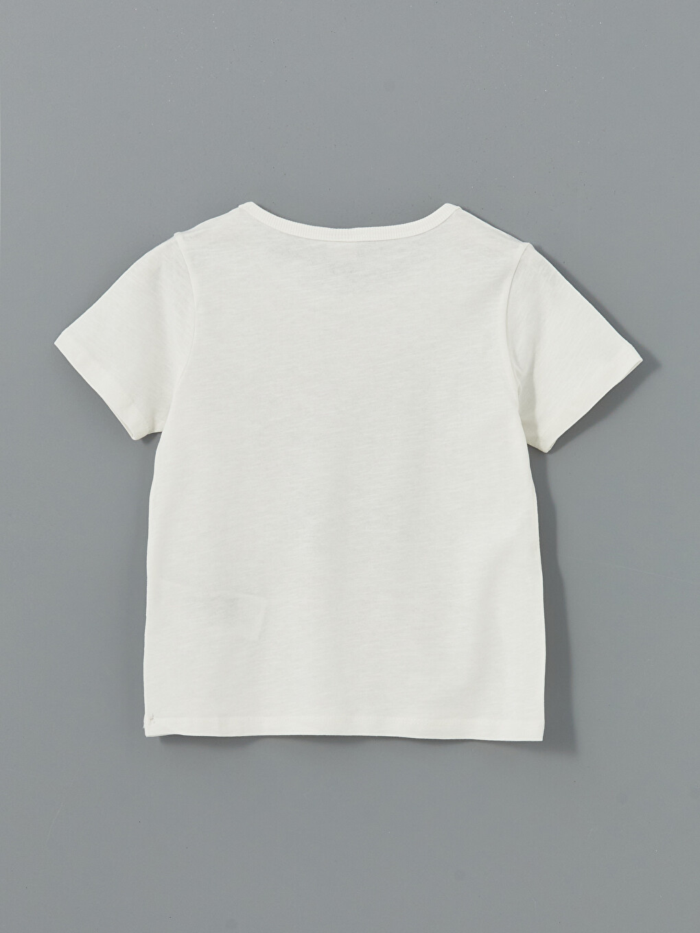 Beyaz Regular Fit Erkek Çocuk Slogan Baskılı Tişört-1