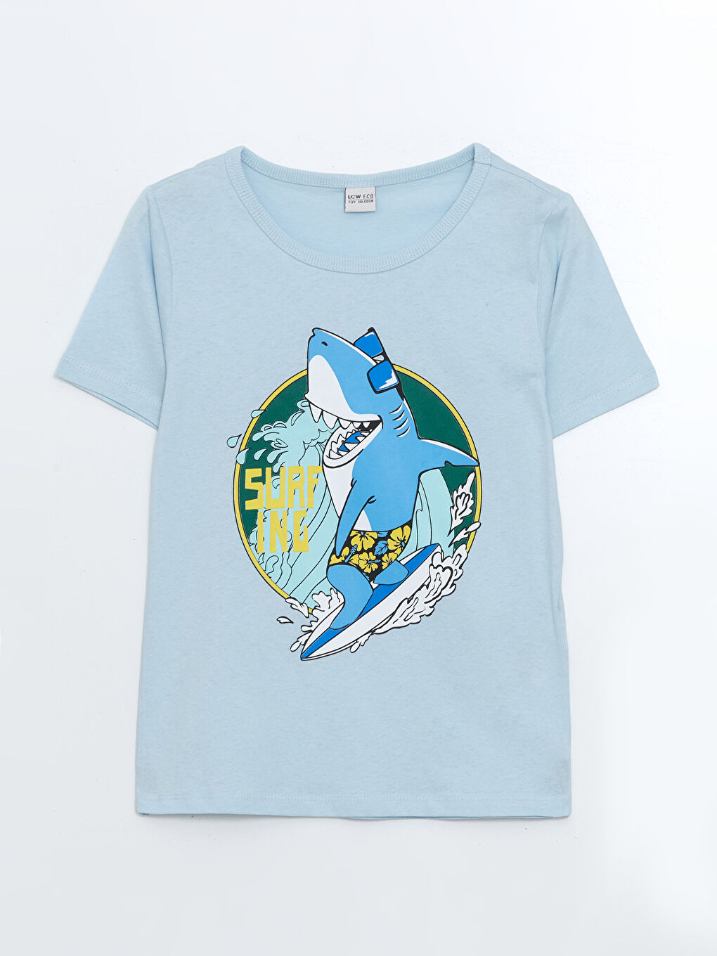 Crew Neck Boys' Shorts Pyjama Set -S5G811Z4-ENS