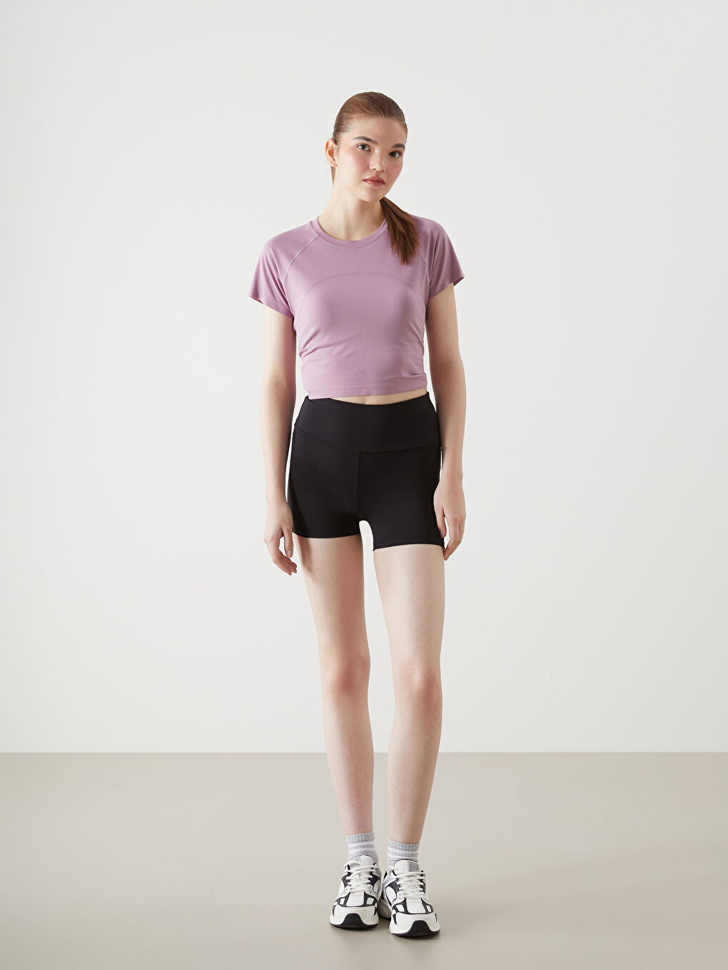 Women's Elastic Waist Sport Leggings -S5G814Z8-CVL