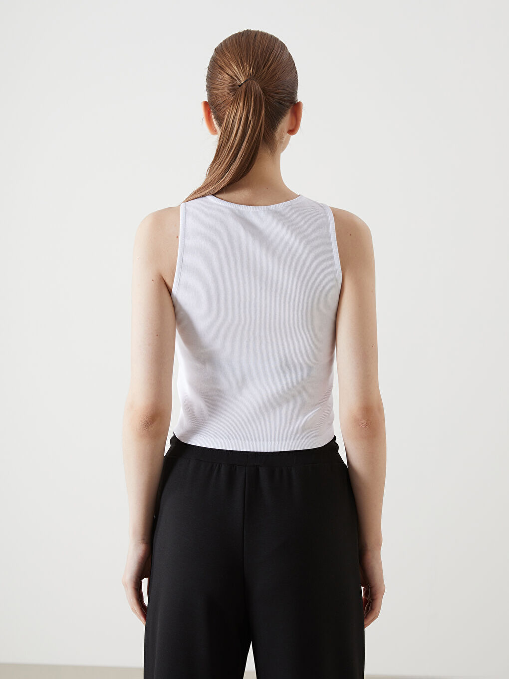 Crew Neck Manhattan Embroidered Women's Crop Top -S5G816Z8-Q6K
