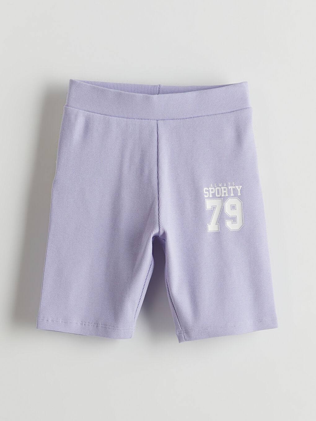 Elasticated Waist Girls' Short Leggings -S5G928Z4-VZE