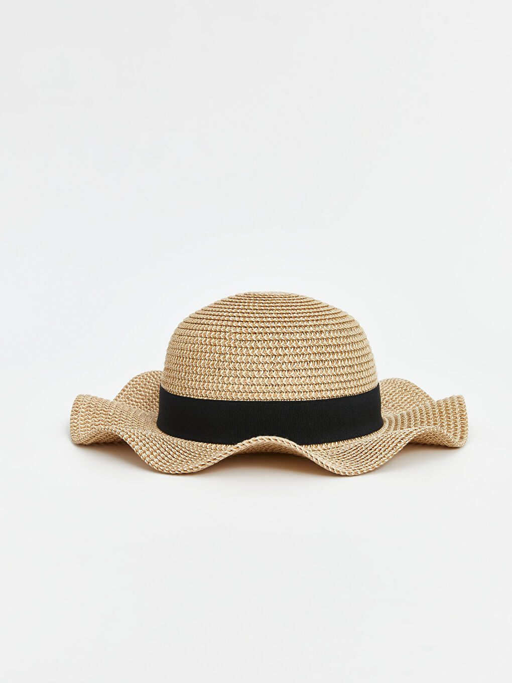 LCW ACCESSORIES Bej Kız Çocuk Hasır Şapka