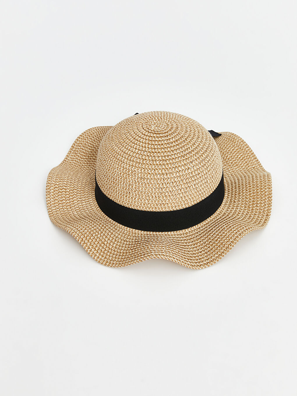 LCW ACCESSORIES Bej Kız Çocuk Hasır Şapka - 1