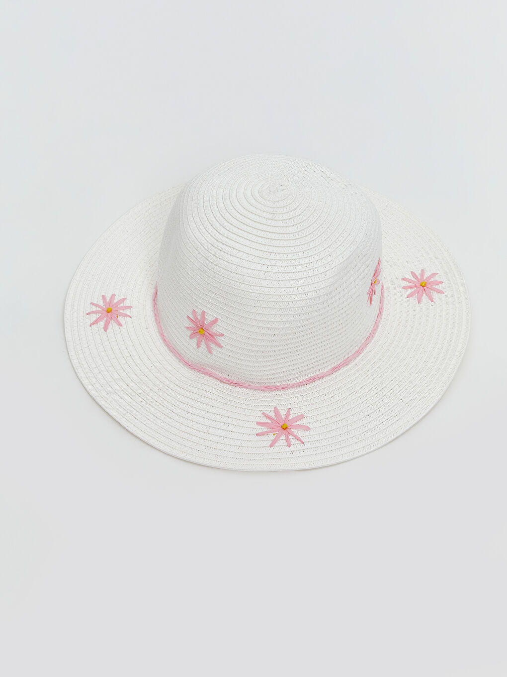 Girl WHITE Straw Hat -S5G969Z4-J5E