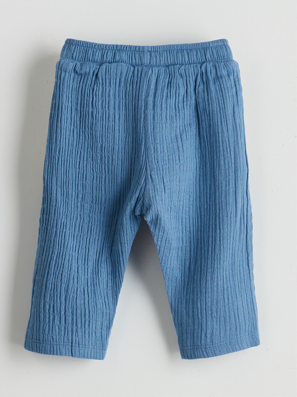 Mavi Regular Fit Erkek Bebek Bürümcük Pantolon-1