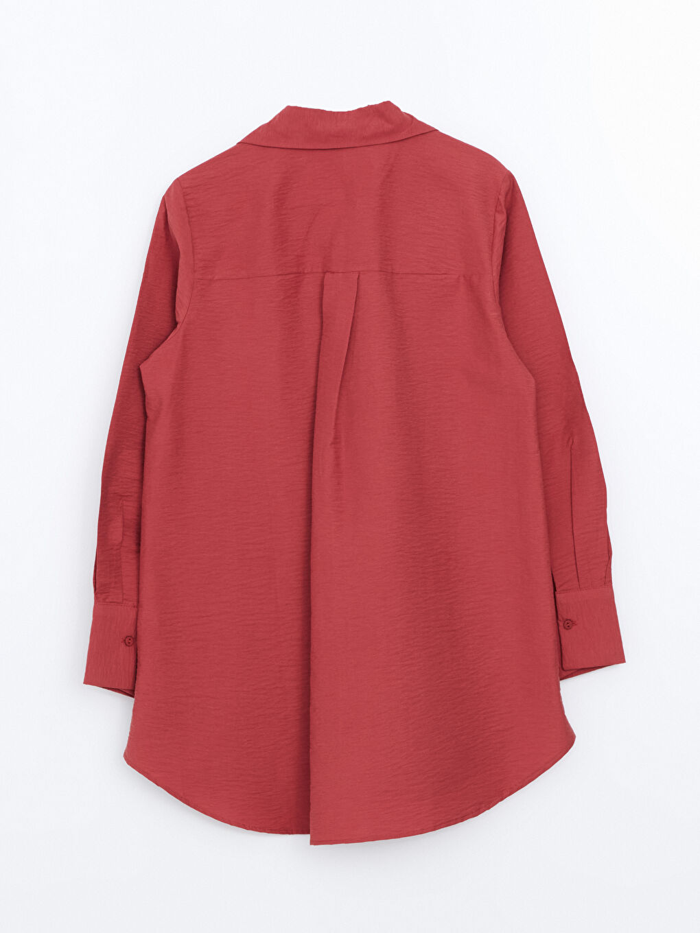 LCWAIKIKI Classic Mercan Poplin Kadın Gömlek Tunik - 5