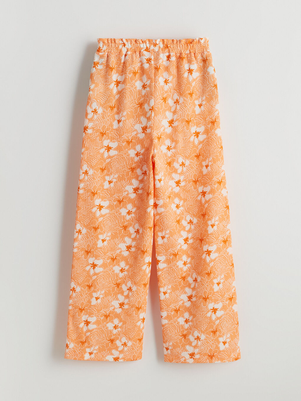 LCW Kids Beli Lastikli Çiçekli Kız Çocuk Pantolon -S5GA93Z4-LSR