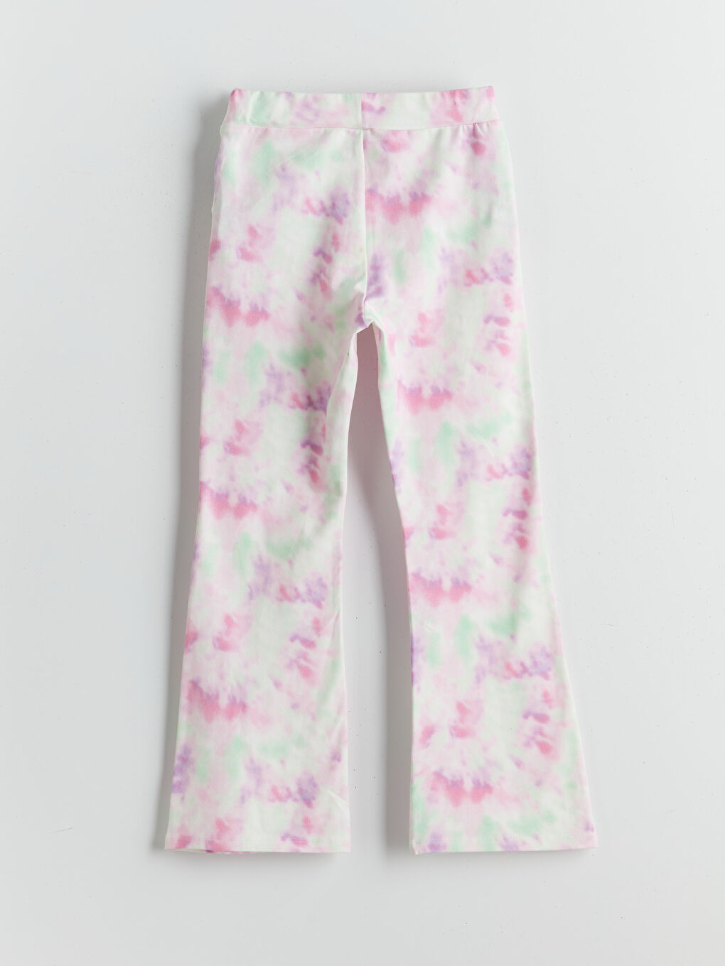 LC Waikiki Elastic Waist Batik Patterned Spanish Leg Girls' Tights -S5GB00Z4-F9C