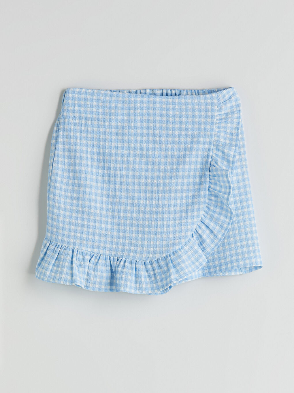 LCW Kids Elastic Waist Plaid Girl Short Skirt -S5GB01Z4-LQQ