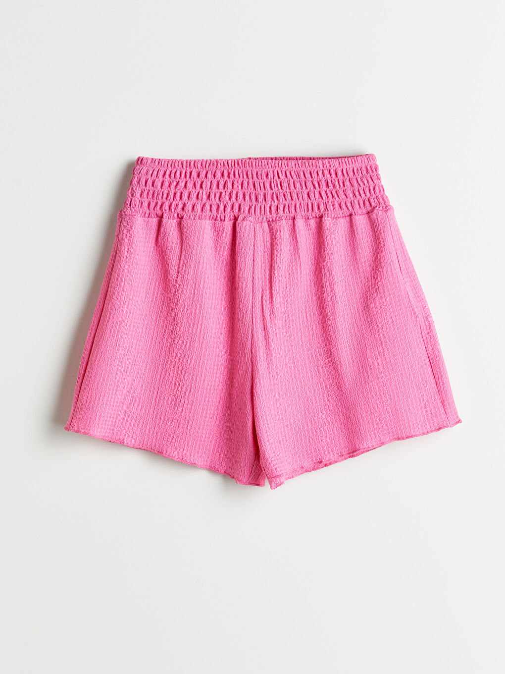 Elasticated Waist Basic Girls' Shorts -S5GB20Z4-YTL