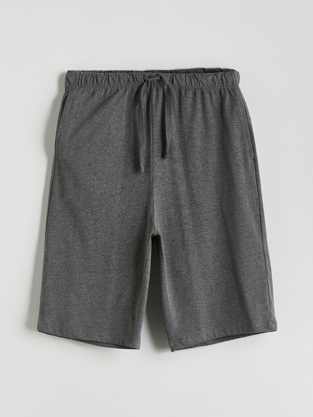 Gri Standart Kalıp Erkek Pijama Alt Şort