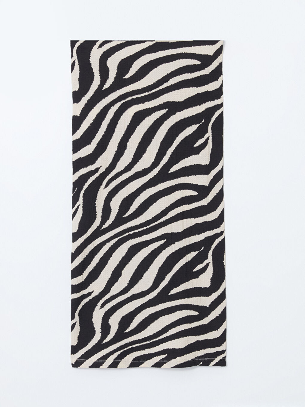 Elasticated Waist Zebra Patterned Gathered Skirt -S5GB87Z8-LRA