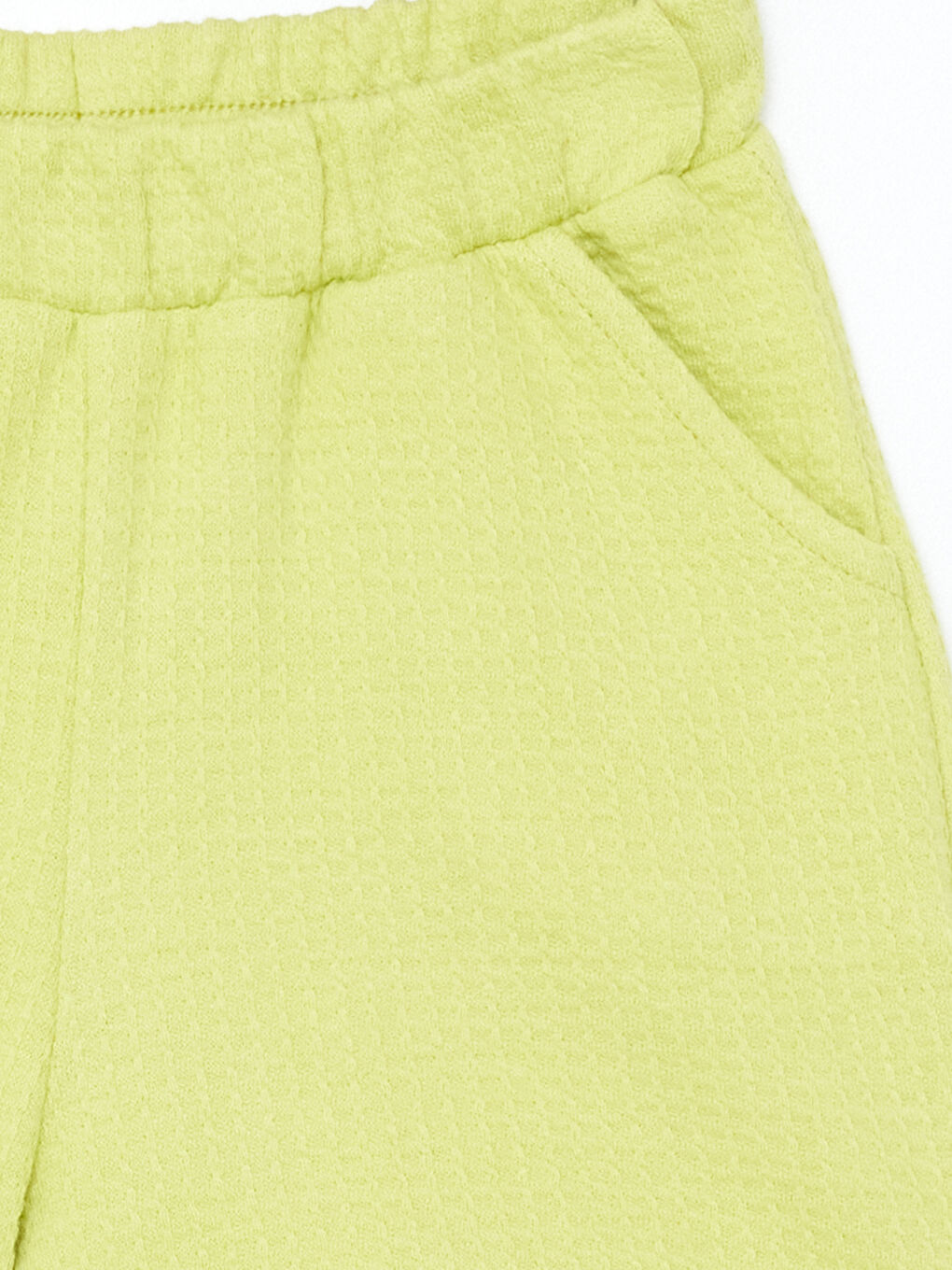 Elastic Waist Textured Girls' Shorts -S5GB97Z4-G8P
