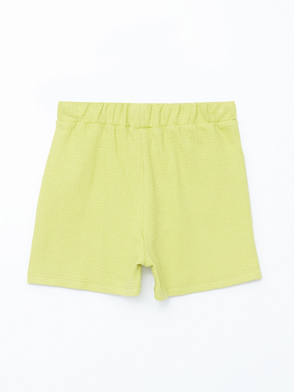 Elastic Waist Textured Girls' Shorts -S5GB97Z4-G8P