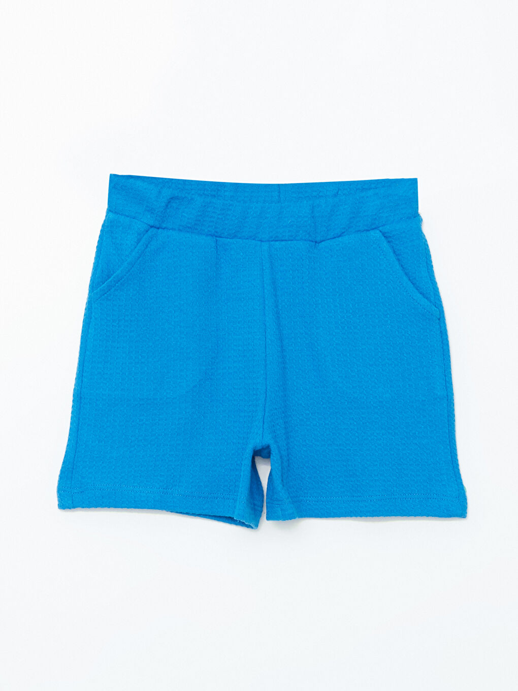 Elastic Waist Textured Girls' Shorts -S5GB97Z4-HFU