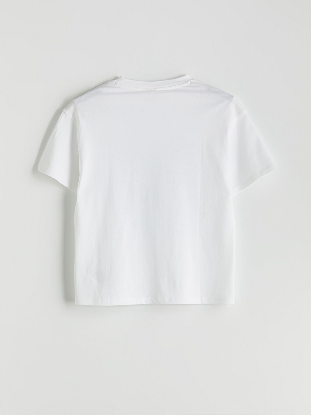Crew Neck Printed Girls' T-Shirt -S5GC64Z4-FFB