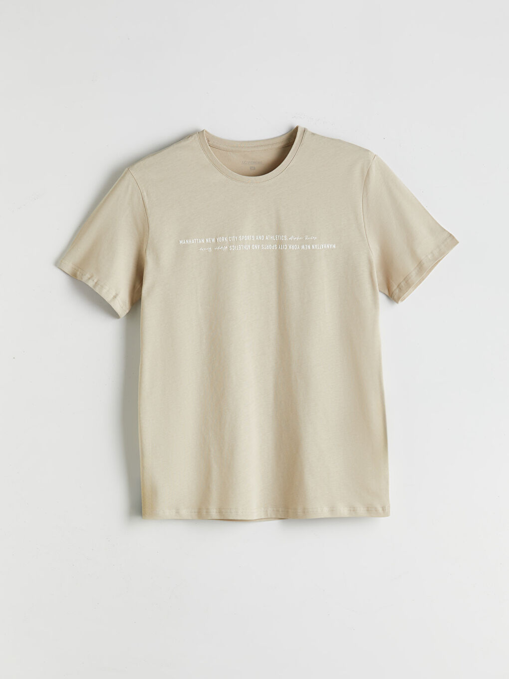 Bej Standart Kalıp Erkek Şortlu Pijama Takımı-5