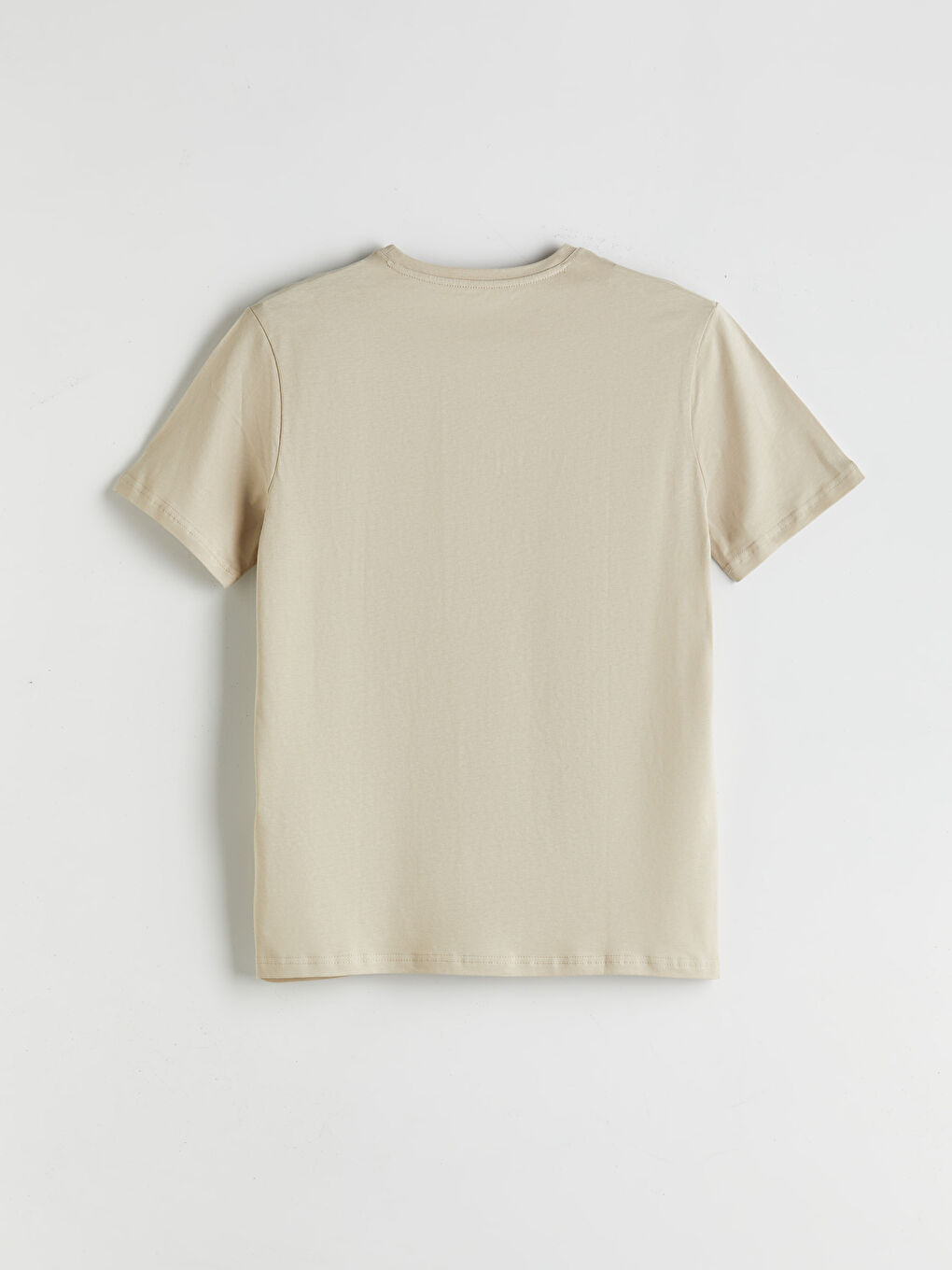 Bej Standart Kalıp Erkek Şortlu Pijama Takımı-6