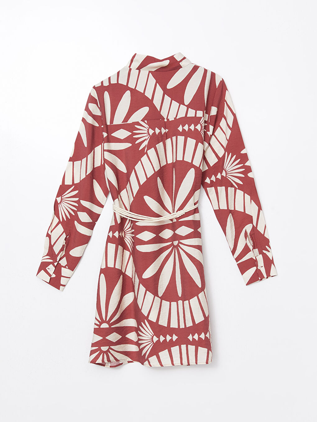 Mercan Desenli Kadın Gömlek Tunik-5