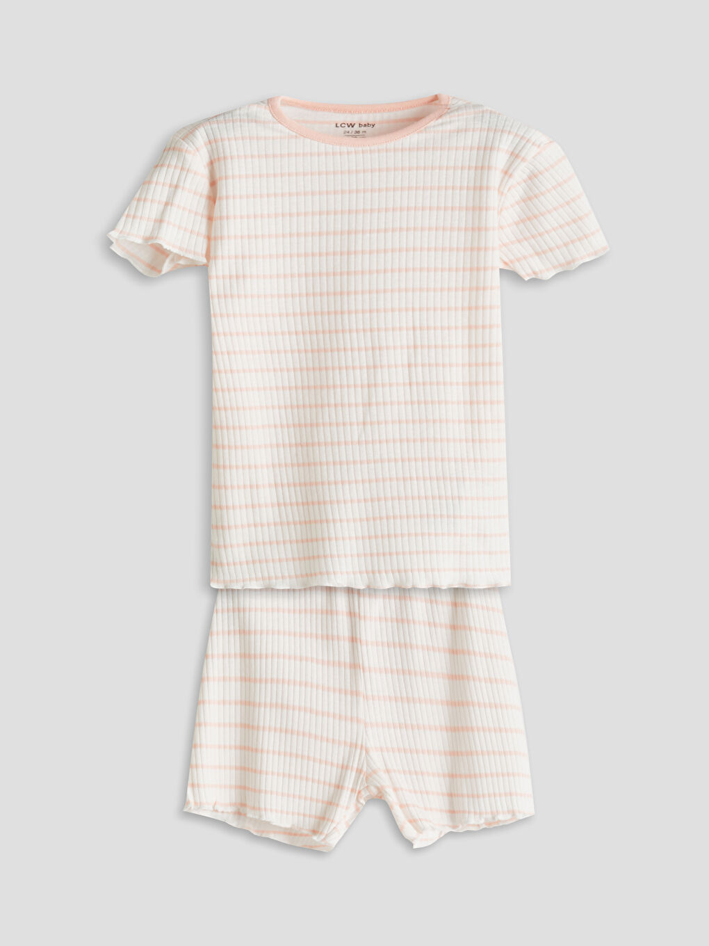 Baby Girl ECRU Shortie Pyjama Set -S5GC89Z1-LFC