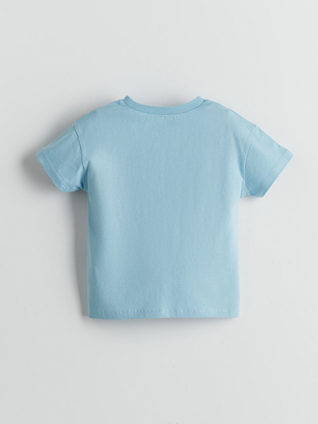 Mavi Bisiklet Yaka Baskılı Erkek Bebek Tişört-2