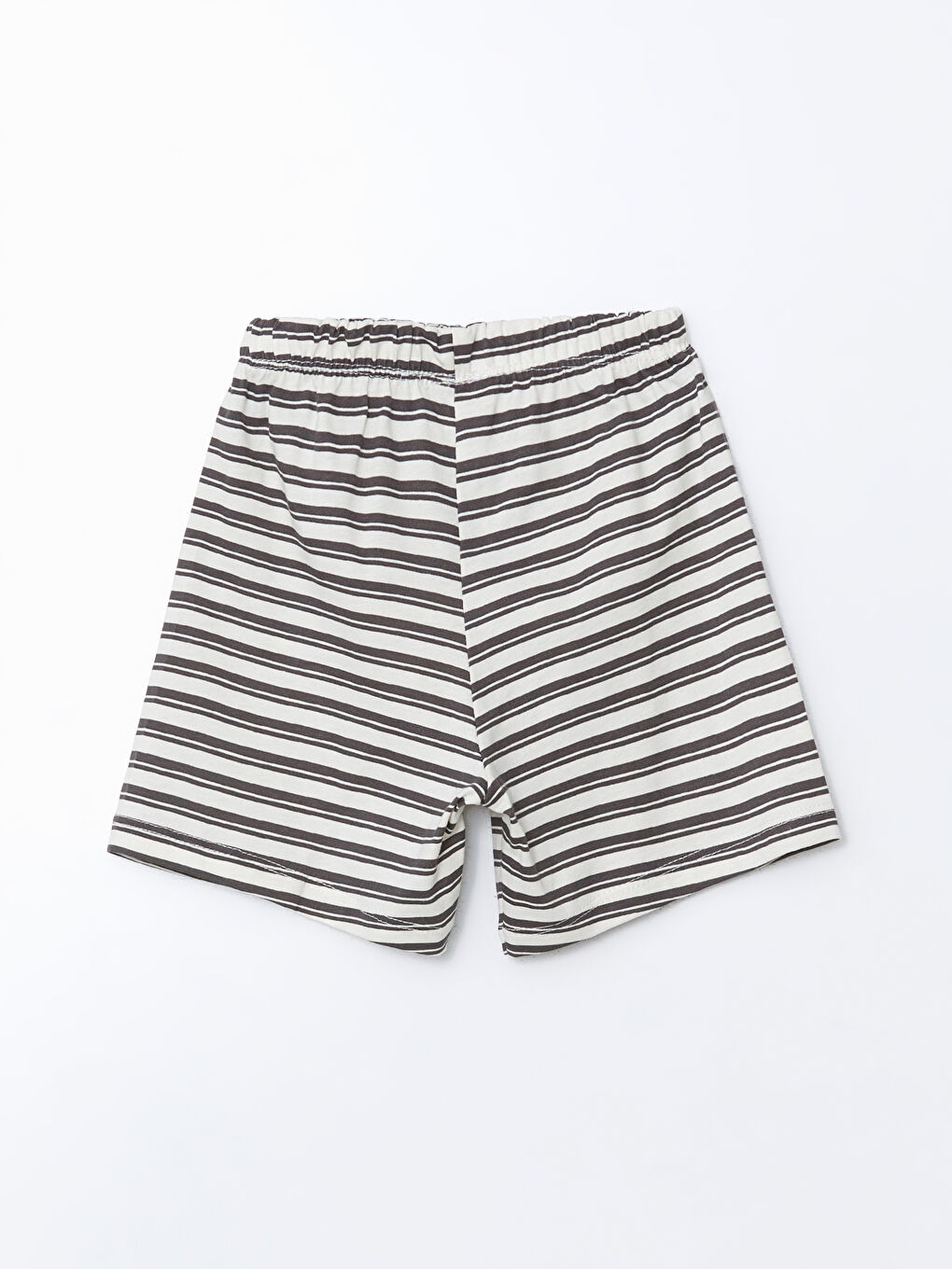 Antrasit Beli Lastikli Erkek Bebek Şort-1