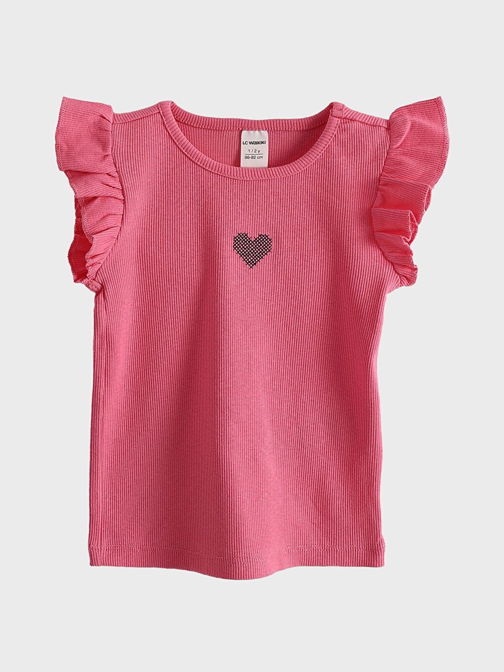 Crew Neck Girls' Tank Tops 2-Pack -S5GD94Z1-LGP