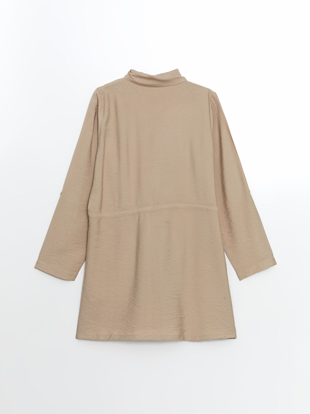 Bej Kadın Gömlek Tunik-5