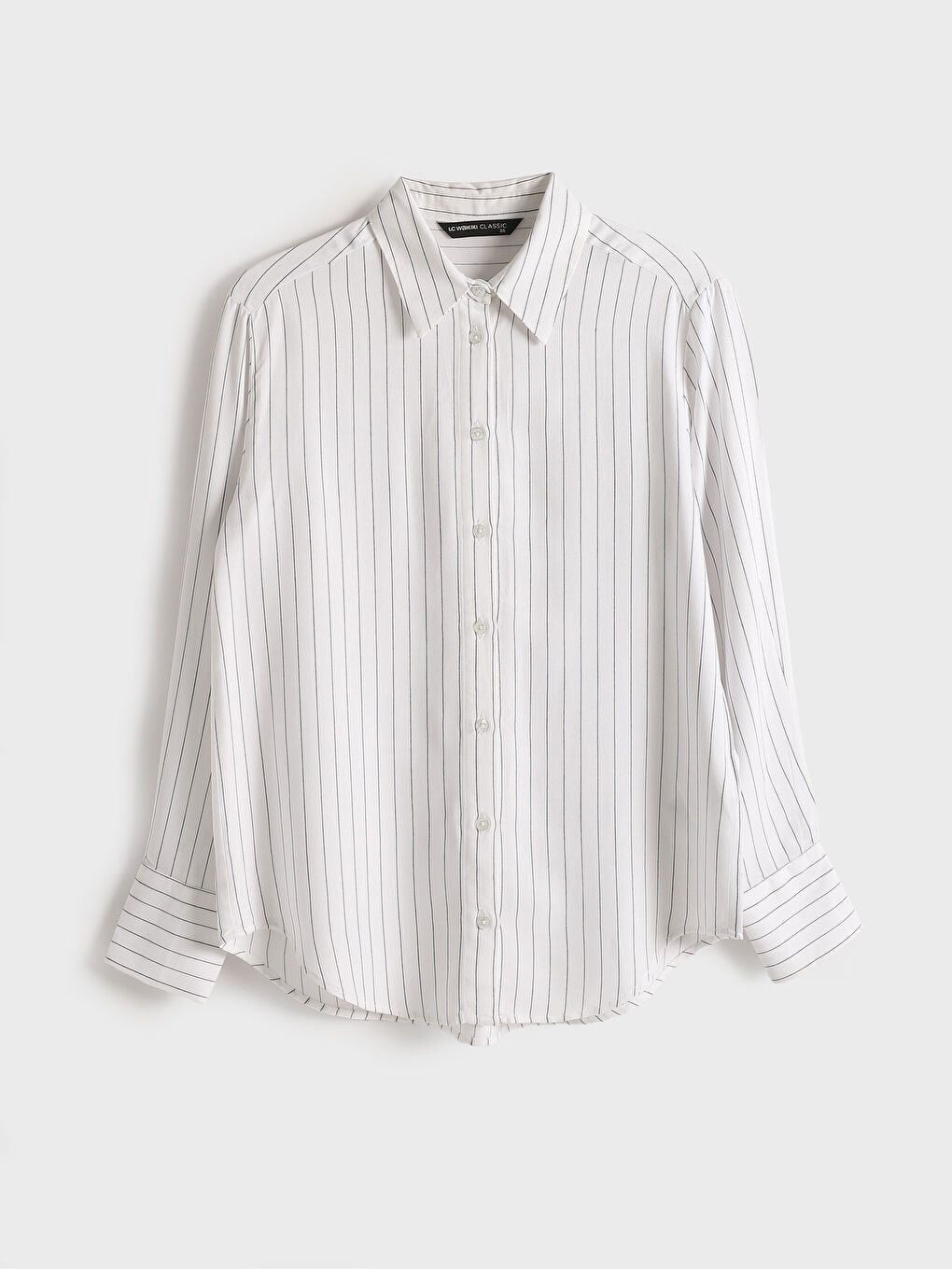 Chemise en Popeline Rayée pour Femmes