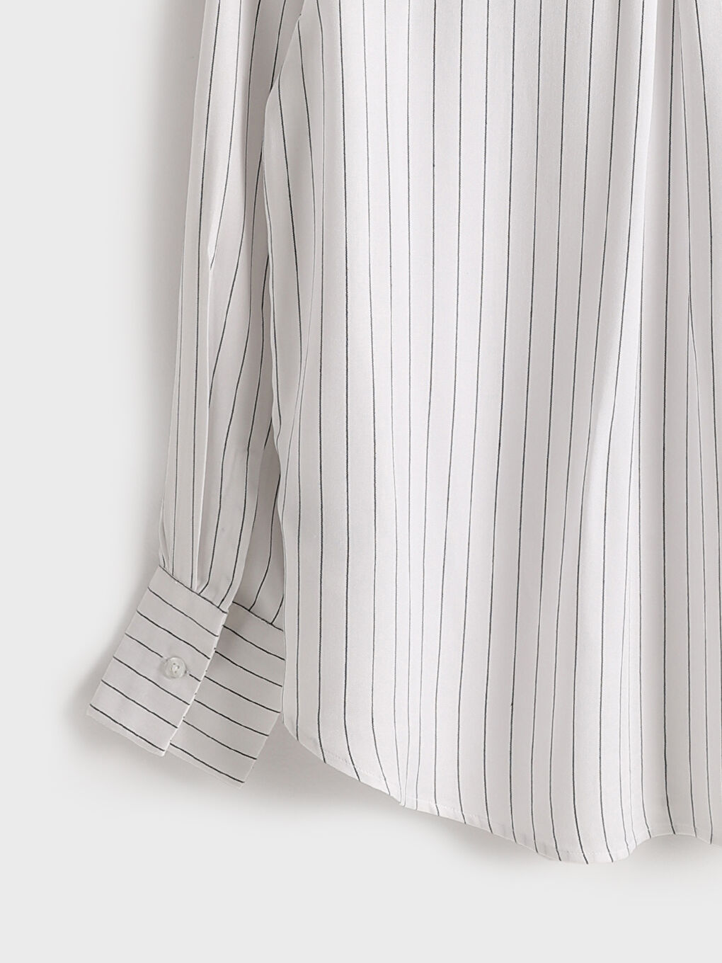 Chemise en Popeline Rayée pour Femmes-3