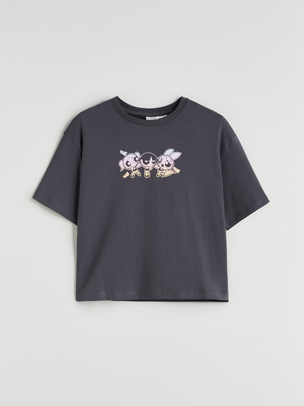 LCW Kids Crew Neck Powerpuff Girls Printed Girls' T-Shirt -S5GE31Z4-VDL