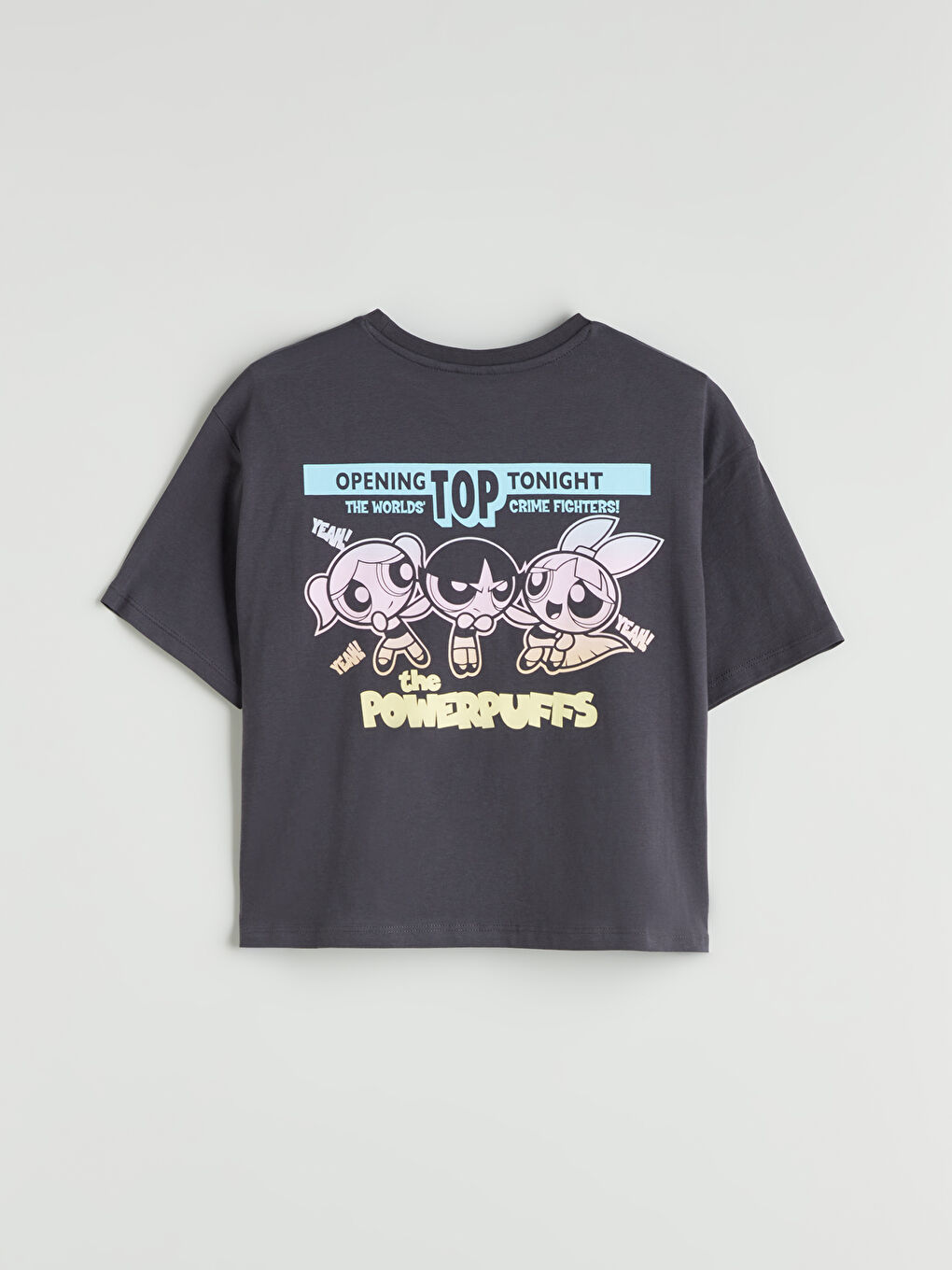 LCW Kids Crew Neck Powerpuff Girls Printed Girls' T-Shirt -S5GE31Z4-VDL