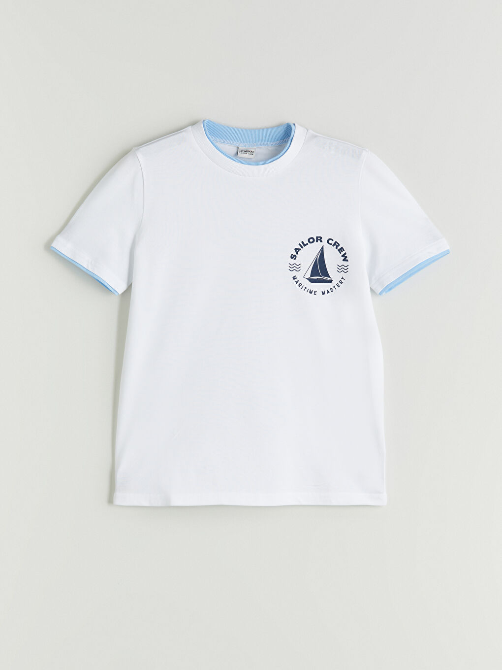 LCW Kids Crew Neck Printed Boys' T-Shirt -S5GE54Z4-Q6K