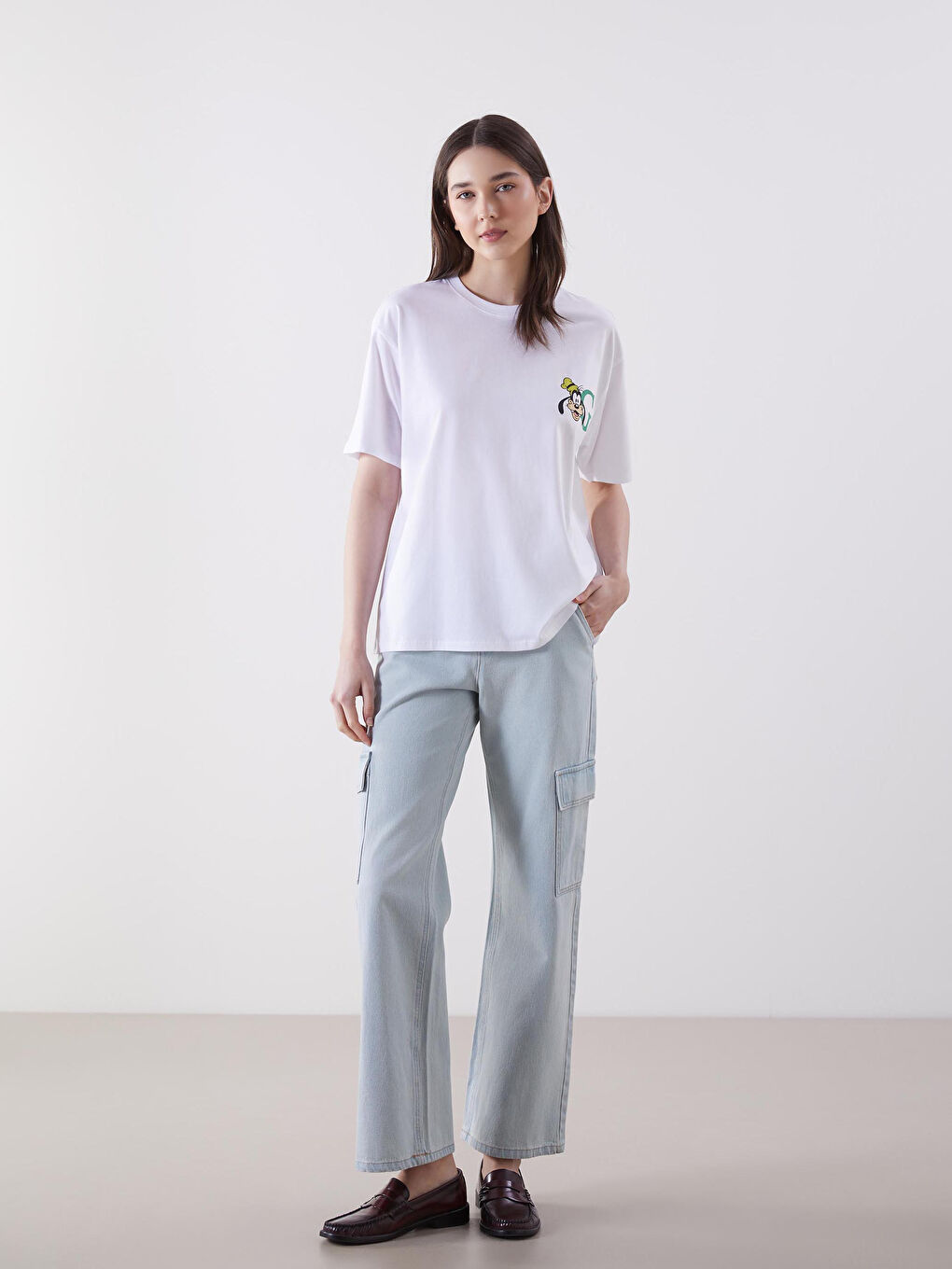 Woman WHITE T-Shirt -S5GE98Z8-Q6K